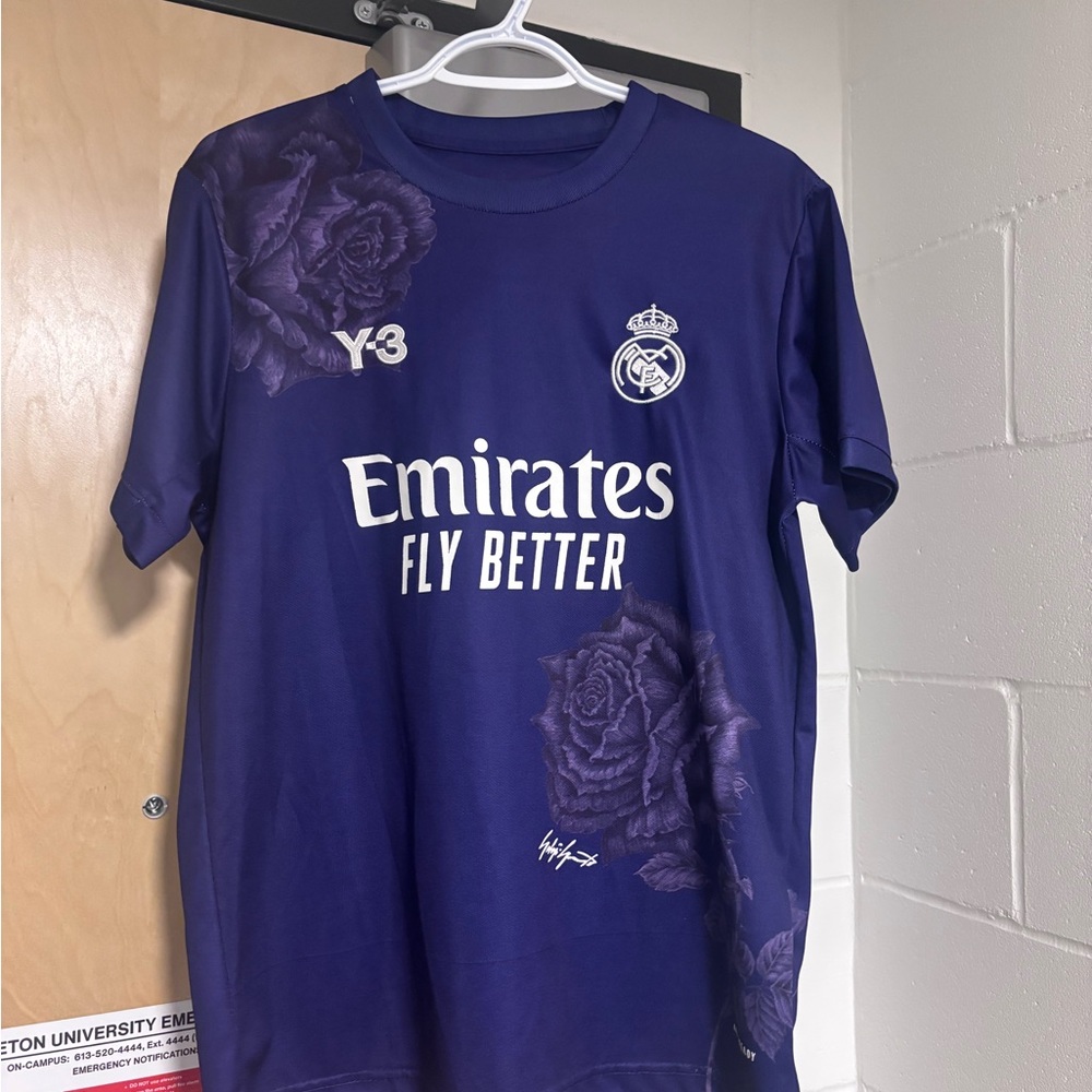 Y-3 Purple Real Madrid Jersey